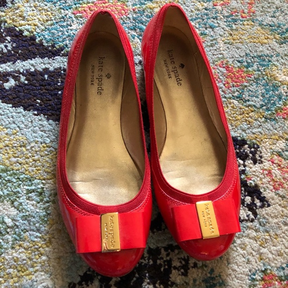 kate spade shoes red